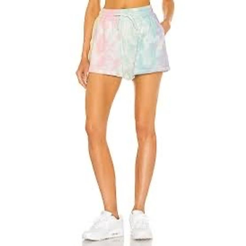 MSRP $98. Show Me Your Mumu Girlfriend Shirts in Rainbiw Tie-Dye Size L